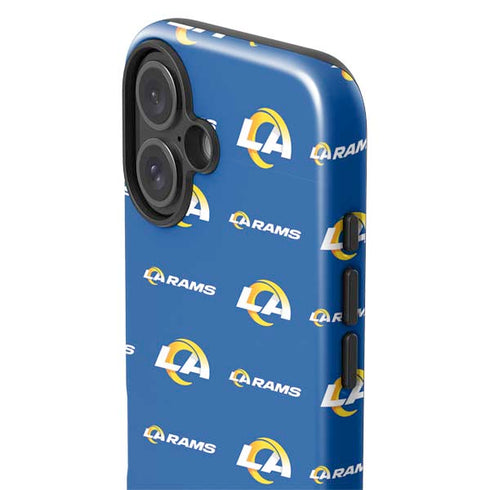NFL Los Angeles Rams Blitz Series iPhone 16 Impact Case